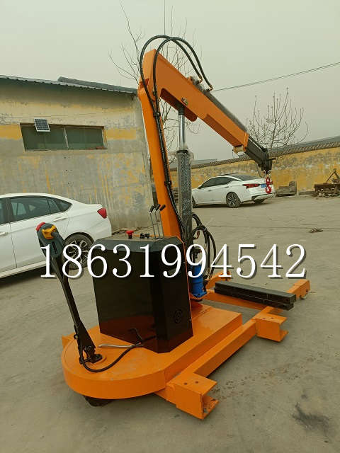 抚顺县自卸车厢随车吊 自制轮式四不像起重机 四驱平板吊 5吨 贵盛